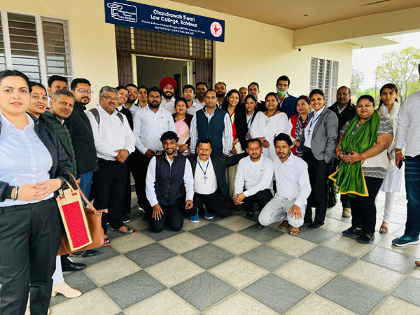 Group of students from Chandrawati Tiwari Law College in Uttarakhand